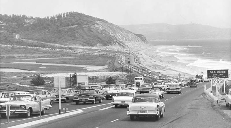 Downtown—Broadway from N Harbor Dr to 17th St & Back, early 1970s, 1970s, San  Diego, video recording, from the San Diego City Digital Archives—Street  Videos:, By Vintage San Diego